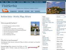 Tablet Screenshot of de.visitserbia.org